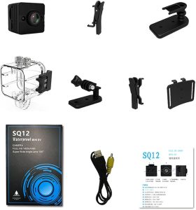 SQ12 Waterproof HD Night Vision Camera