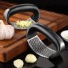 Garlic Press Manual Garlic Masher