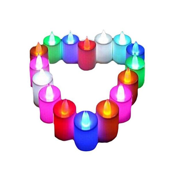 12-Pack LED Tea Lights Candles Battery Operated