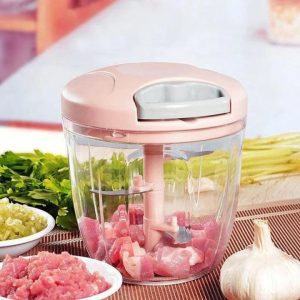 5 Blade Stainless Steel Manual Food Chopper