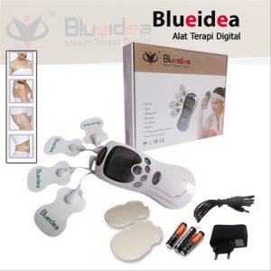 BlueIdea Digital Machine Body Pulses Muscle Relaxation 4 Pads