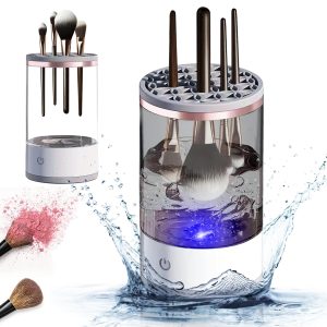 Electric makeup brush cleaner