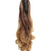 Long Wave Claw Clip Ponytail Hair Extension