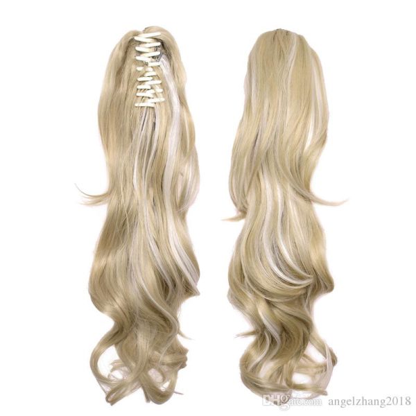 Long Wave Claw Clip Ponytail Hair Extension