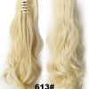 Long Wave Claw Clip Ponytail Hair Extension