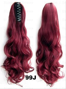 Long Wave Claw Clip Ponytail Hair Extension