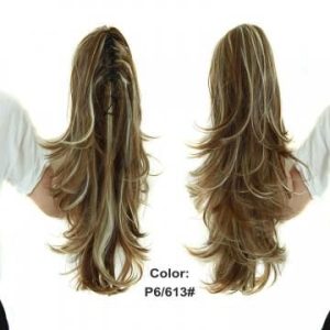 Long Wave Claw Clip Ponytail Hair Extension