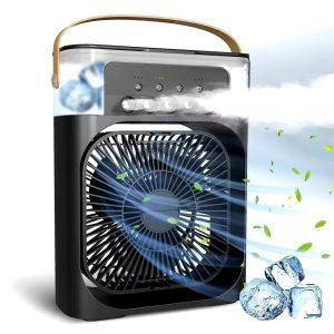 Mist Humidifer Table Fan with Level Adjustable