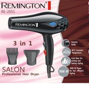 REMlNGTON RE2052 Electric Hair Dryer 3 in 1