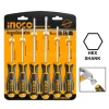 Screw Driver 6 Pcs Go Through Screwdriver Set Ingco