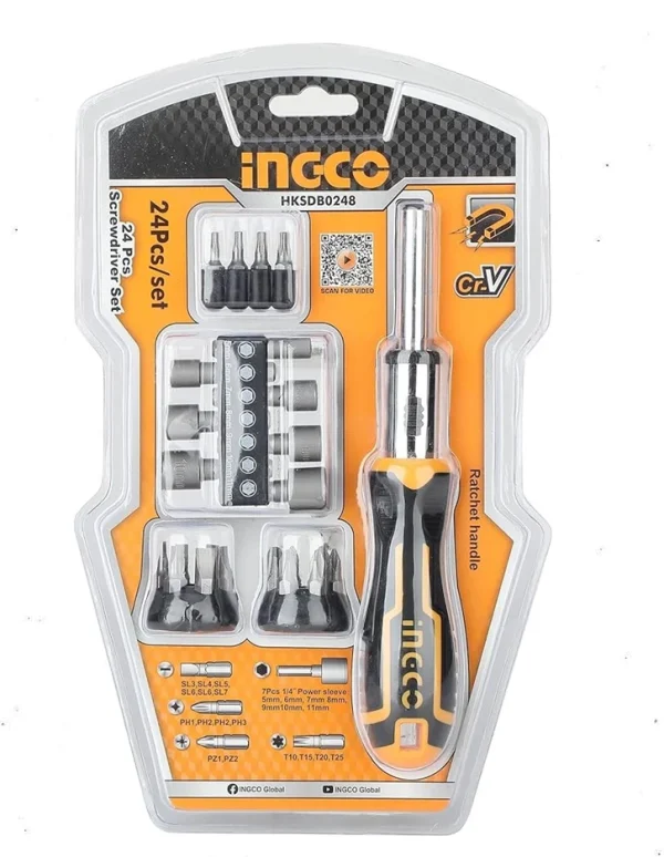 Screwdriver Set 24 Pcs Super Select CRV Ingco
