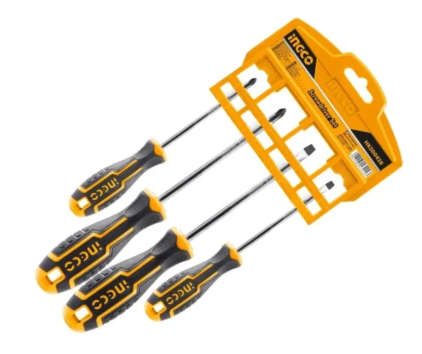 Screwdriver Set 4 Pcs CRV Ingco