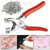 Tich Button Machine with 50 sets of 9.5mm Metal