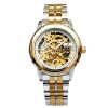 Two Tone Fully Skeleton Royal Class Watch