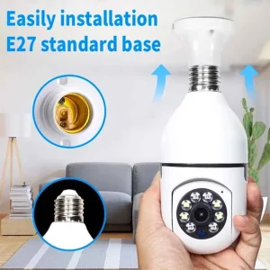 Mini PTZ full HD Camera with Bulb E27 Socket