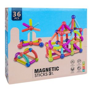 36 Pieces Magnetic Sticks For Kids 