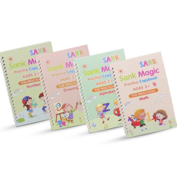 4 Pcs Sank Magic Book