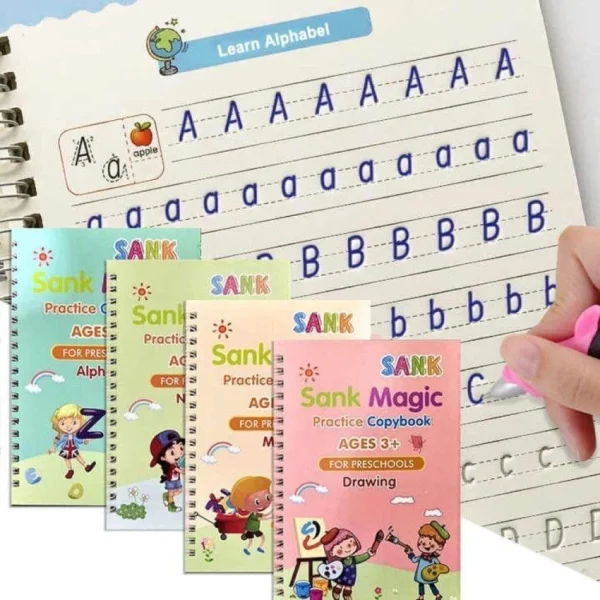 4 Pcs Sank Magic Book