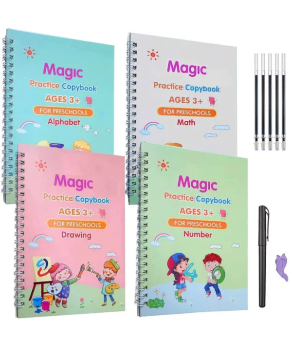 4 Pcs Sank Magic Book