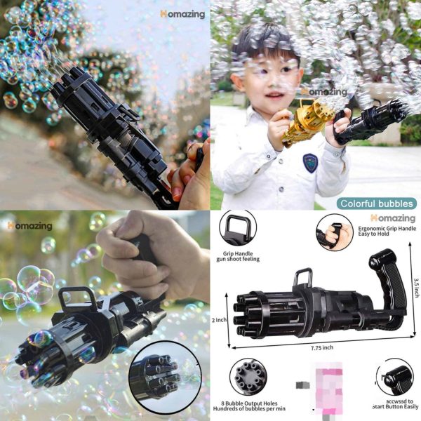 Automatic Bubble Guns Machine For Kids