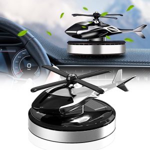 Car Fragrance Solar Powered Helicopter Air Freshener Diffuser Ornament