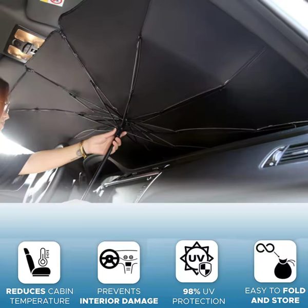 Car Umbrella Sun Shade Cover for Windshield