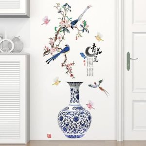 Home Decoration Flower Vase Sticker