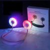 Neck Fan With L. E. D Multi Light
