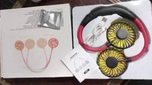 Neck Fan With L. E. D Multi Light