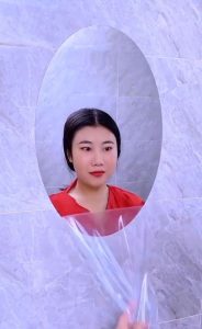 Oval Shape Self Adhesive Mirror