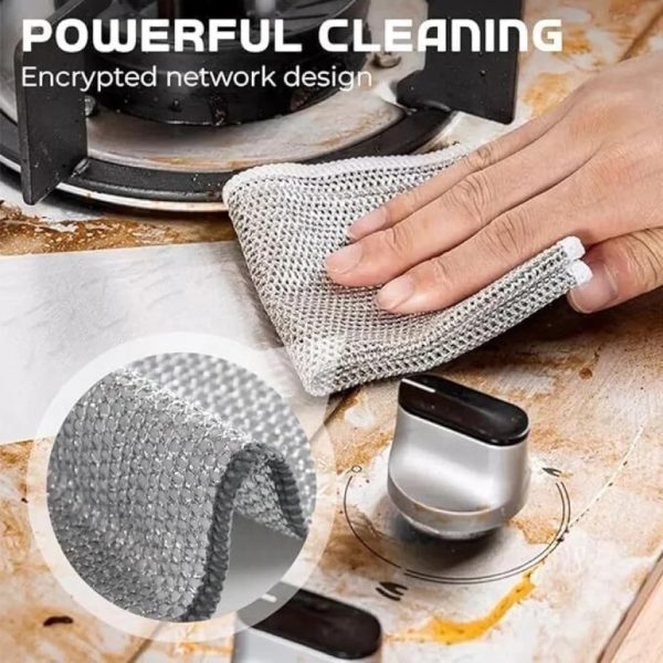 Pack of 2 Metal Wire Cleaning Cloth