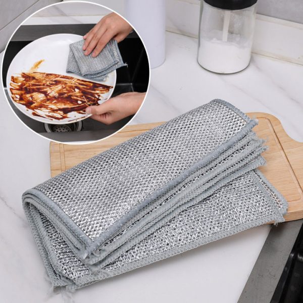 Pack of 2 Metal Wire Cleaning Cloth