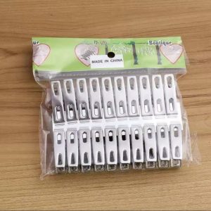 Pack of 20 Stainless Steel Clothes Clips