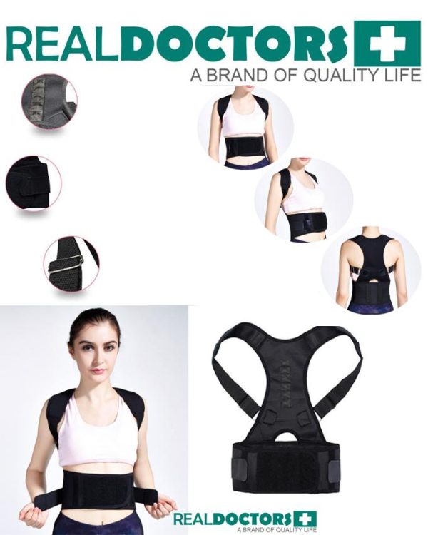 Real Doctor Posture Corrector, Shoulder Back Support Belt - Image 2