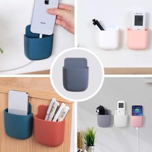 Self Adhesive D Shape Mobile/Remote Holder