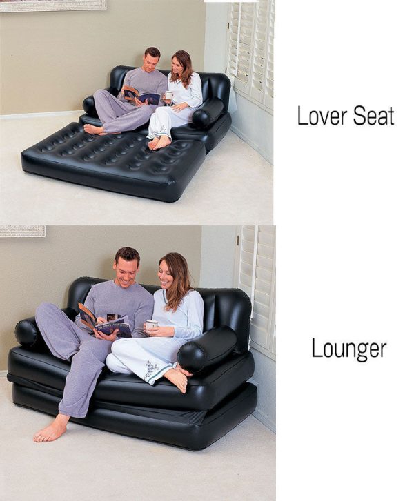 5 In 1 Multifunctional Couch With Sidewinder Ac Air Pump