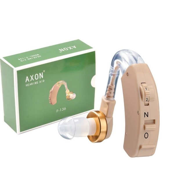 AXON F-136 Wireless Hearing Aid BTE Voice Amplifier
