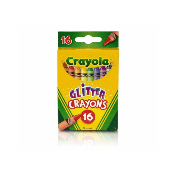 Crayola Crayon 16Pcs Glitter
