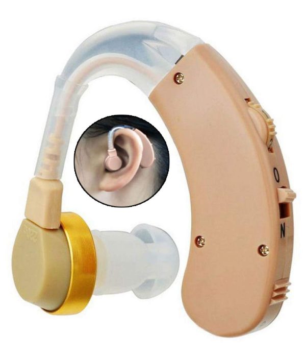 Digital Hearing Aid With Battery Ear
