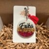 Resin Keychain with Name