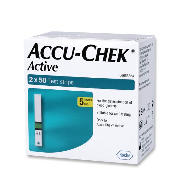 Accu chek Active Strips 2 x 50 Pack of 100