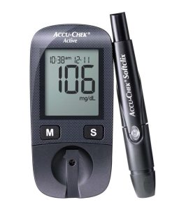Active Blood Glucose Meter Machine
