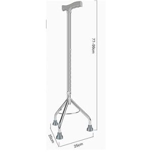 Adjustable Walking Stick 4 Legs Lifecare