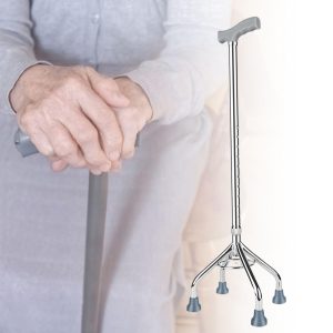 Adjustable Walking Stick 4 Legs Lifecare