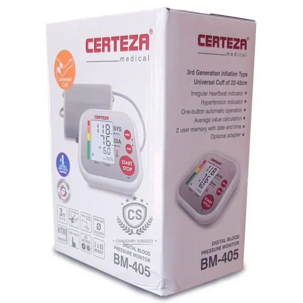Certeza Digital Blood Pressure Monitor