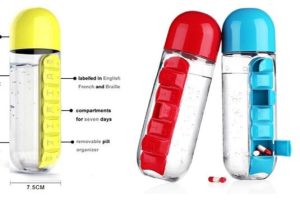 Buy the Best Quality Daily Pill Box Organizer with Water Bottle in Pakistan at DayShop.pk. Most Affordable Price With Fast Shipping in All Over Pakistan