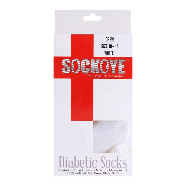 Diabetic Socks White Sockoye