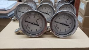 Ham-let Pressure Gauge 1/4" MNPT Dia 2.5"