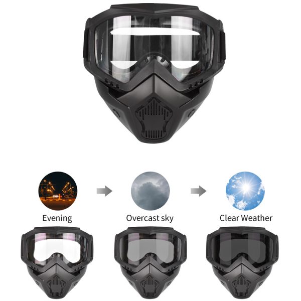 Helmet Mask for Bike Riders
