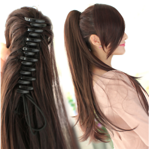 Long Claw Clip Ponytail Hair Extension
